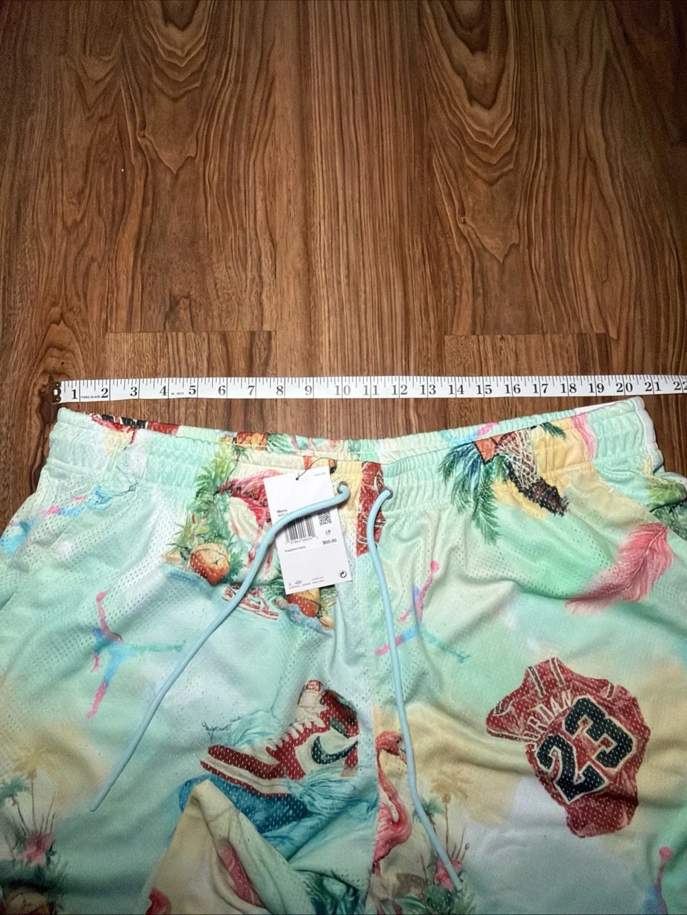Nike Jordan Essentials Men's Printed Mesh Shorts Flamingos IB3012-133 XXL NWT
